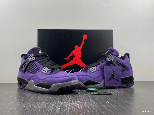 Reps TBK Jordan Suede 4 x Travis Purple Air Scott 0822